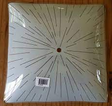 Ceiling light glass shade, reverse painted. Ceiling Light Glass Shade Replacement Square 12 Inch On Popscreen