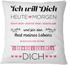 1000 herzen sind auf erden, 1000 herzen lieben dich. Kissen Mit Spruch Ich Will Dich Ich Liebe Dich Geschenk Fur Frau Freundin Kissenhulle Inklusive Kissen Rot Amazon De Kuche Haushalt Wohnen