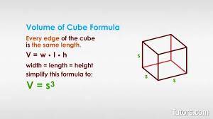 The density of a wooden cube is approximately 0.74 g/cm³. Volume Of A Cube Formula How To Find Video