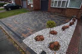 Small driveway ideas can be a little uninspiring, but this block paving design would be perfect for any size of outdoor space. Small Driveway Design Ideas Marshalls