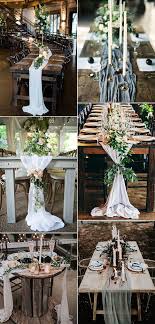 27 Amazing Table Runner Ideas For Your Wedding Reception Oh Best Day Ever Wedding Table Centerpieces Cheap Wedding Table Centerpieces Wedding Table