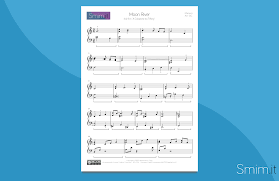 Cinghie e tracolle per strumenti. Moon River Spartito Per Pianoforte
