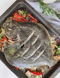 Rodaballo Salvaje Al Horno Con Verduras Realfooding