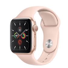 Apple Watch Series 5 Gps 44mm Gold Aluminum Case With Pink Sand Sport Band S M M L Apple Buy Apple Watch New Apple Watch Apple Watch