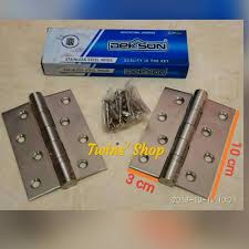 Engsel tebal stainles 4 inch bagus / pintu jendela silver stenlisrp18.000: Jual Engsel Pintu 4 Inch Dekkson Bahan Stainless Steel Ketebalan 3 Mm Jakarta Barat Kunci Sanitary Tokopedia