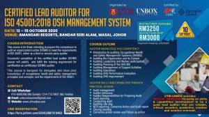 Completed Online Cep Course Utm Unbox Occupational Health Online Training Series Creating A Safer Workplace Through Industrial Hygiene Program 6 February 2021 Zoom Online Unbox Resources Sdn Bhd