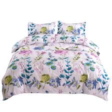 Each quilt and comforter is the accent colors help to outline the oversized floral pattern and are used in the matching decorative. Ymy Lightweight Microfiber Bedding Duvet Cover Set With Zipper Closure Colorful Floral Pattern Comforter Cover Set Buy Online In Antigua And Barbuda At Antigua Desertcart Com Productid 160644613