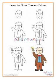 Learn To Draw Thomas Edison Drawing i did of a village (i.redd.it). learn to draw thomas edison