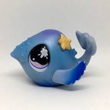 An overview of all littlest pet shop pet pairs generation 2 pets with images and all info. Littlest Pet Shop Blue Purple Whale With Yellow Starfish 824 Preowned Lps Littlest Pet Shop Little Pets Pet Shop