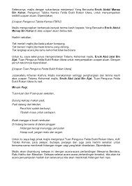 Maybe you would like to learn more about one of these? Teks Pengacara Majlis Sambutan Hari Raya Tabika Kemas Fbru 2011 A4