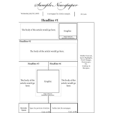 Options For A Nespaper Front Page Layout With Newspaper Front Page Layout22095 Newspaper Template Business Card Template Word Newspaper Front Pages