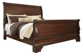 Brown Hadelyn Queen Sleigh Bed View 2 Bed Furniture Furniture Bed