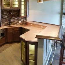 In addition to infusing your kitchen with personality, a copper countertop helps you keep your kitchen and the environment cleaner. Copper Kitchen Countertops Bar Tops Custom Metal Home