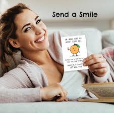 Funny Get Well Card, Orange Get Well Card, Encouragement Card, Silly Orange  Get Well Card, Vitamin C Get Well, Feel Better Card