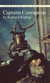 A spoiled brat who falls overboard from a steamship gets picked up by a fishing boat, where he's made to earn his keep by joining the crew in their work. Captains Courageous By Rudyard Kipling