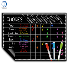 4 9 1a1 magnetic chalkboard chore chart board magnetic reward star chart view magnetic chalkboard chore chart oem odm product details from shanghai