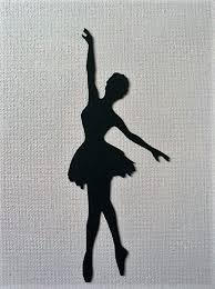 Decoupe Danseuse Etoile Pour Scrapbooking Carterie Embellissements Par Didine45 Dessin De Ballerine L Art De La Silhouette Silhouettes De Ballerines