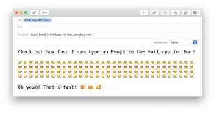 How to use emoji on mac position the cursor in any text field you'd like to insert an emoji, like posting a tweet for example. How To Add Emoji To Email Messages In Mac Os The Fast Way Osxdaily