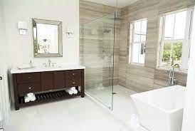 It's set off within an arched nook that draws attention to the tubs stunning shape. Tub Inside Shower Design Ideas Designing Idea