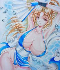 不知火舞 青舞 KOF 餓狼伝説 〕色紙 同人 オリジナル 手描きイラスト 女の子 illustration