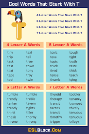 Find famous film titles, phrases and more! Awesome Cool Words That Start With T English As A Second Language