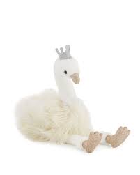 Histoire D Ours Stuffed Swan Toy With Crown 18 In 2021 Paper Animals Baby Gifts Kids Gifts