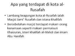 Bermula dengan dinasti chin, han dan tang. Perkembangan Tamadun Islam Perbandaran Zaman Abbasiyyah Bab 7