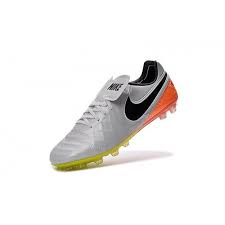 Nike Tiempo Buona Nike Tiempo Legend Vi Ag Grigio Arancia Scarpe Da Calcio Nike Football Boots Orange