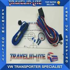 12v 35a universal car fog light rocker switch blue led dash dashboard 4pins uk. Universal Fog Light Wiring Kit Led Switch Fog Lamps Pre Wired Round Switch Ebay