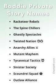 A good story name is always important, especially for a snapchat account. 500 Daring Baddie Private Story Names Dirty Rude Vulgar