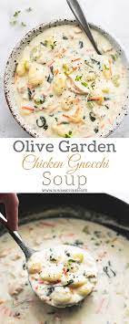 Olive Garden Chicken Gnocchi Soup Chicken Soup Gnocchi Recipes Soup Gnocchi Recipes Easy Gnocchi Soup
