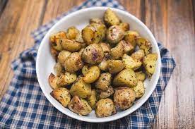 Whole 30 Oven Roasted Yukon Gold Potatoes First And Full Gold Potato Recipes Roasted Yukon Gold Potatoes Golden Potato Recipes