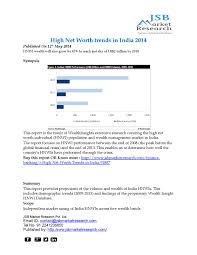 JSB Market Research - High Net Worth trends in India by Marrissa V - issuu