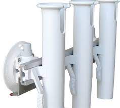 It is very flexible, you can easily shift the location of each rod holder on the track by depressing the lever. Seasucker 3 Rod Holders Tackledirect