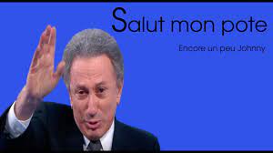 Hommage à un grand homme du nom de coluche. Michel Drucker Salut Mon Pote Salut Mon Pote Michel Drucker Finit En Larmes Son Emission En Hommage A Johnny Tu Me Diras Si J Ai Reussi A Communiquer Nawaf Ostrom
