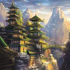 Fortified Monastery Of The Dragon By Alayna On Deviantart Fantasy Art Landscapes Art Animation Art
