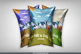 Account Suspended Bag Mockup Food Mockup Bagged Milk