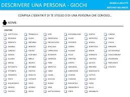 Non due, non uno, non quattro. Descrivere Una Persona