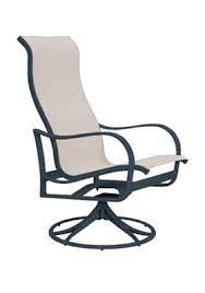 $1,799.98 ($899.99 per item) free shipping. Shoreline Sling High Back Swivel Rocker Outdoor Patio Furniture Tropitone