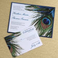 Peacock Wedding Invitation Feather Wedding Deposit In 2020 Peacock Wedding Invitations Feather Wedding Invitation Etsy Wedding Invitations