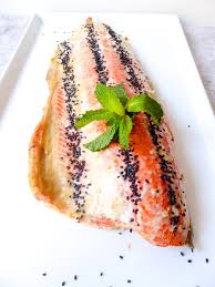 A Beautiful Piece Of Wild Salmon Only Gets Better When You Add A Few Simple Ingredients Earthy Tahini Honey Sweetness Sesame Oil For A Flavor Boost And Some