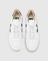 Victoria's premier steak & seafood destination. V 10 Leather Sneakers In Extra White Nautico Pekin Veja Afura Store