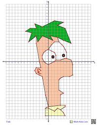 Use Ordered Pairs For Graphing That Kids Will Actually Enjoy Lots Of Characters To Choose Fro Coordinate Graphing Pictures Coordinate Graphing Art Worksheets