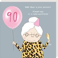 You should consider getting him or her a unique 90th birthday gift. Rosie Made A Thing What S Your Secret Female 90th Birthday Card Greeting Cards 5060429885959 Ebay