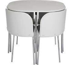 Buy Hygena Amparo Dining Table 4 Chairs White Dining Sets Argos Decoracao Sala De Jantar Moveis