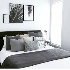 Grey White Bedrooms Master Bedrooms White Bedroom Decor Black Headboard Bedroom White Bedroom Design