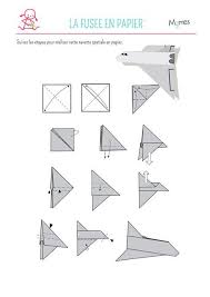 Navette Spatiale En Papier Navette Spatiale Pliage Avion Papier Pliage Serviette Avion