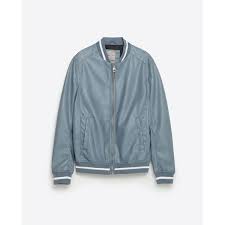 Zara Faux Leather Bomber Jacket Faux Leather Jacket Men Bomber Jacket Faux Leather Bomber Jacket