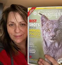 Super excited that this months Canadian Geographic with my lynx photo on…