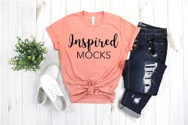 Bella Canvas 3001 Heather Sunset Tshirt Mockup Shirt Mockup Summer Mockup Mock Up Tee Mockup Mom Shirts Mom Life Shirt Funny Mom Shirts